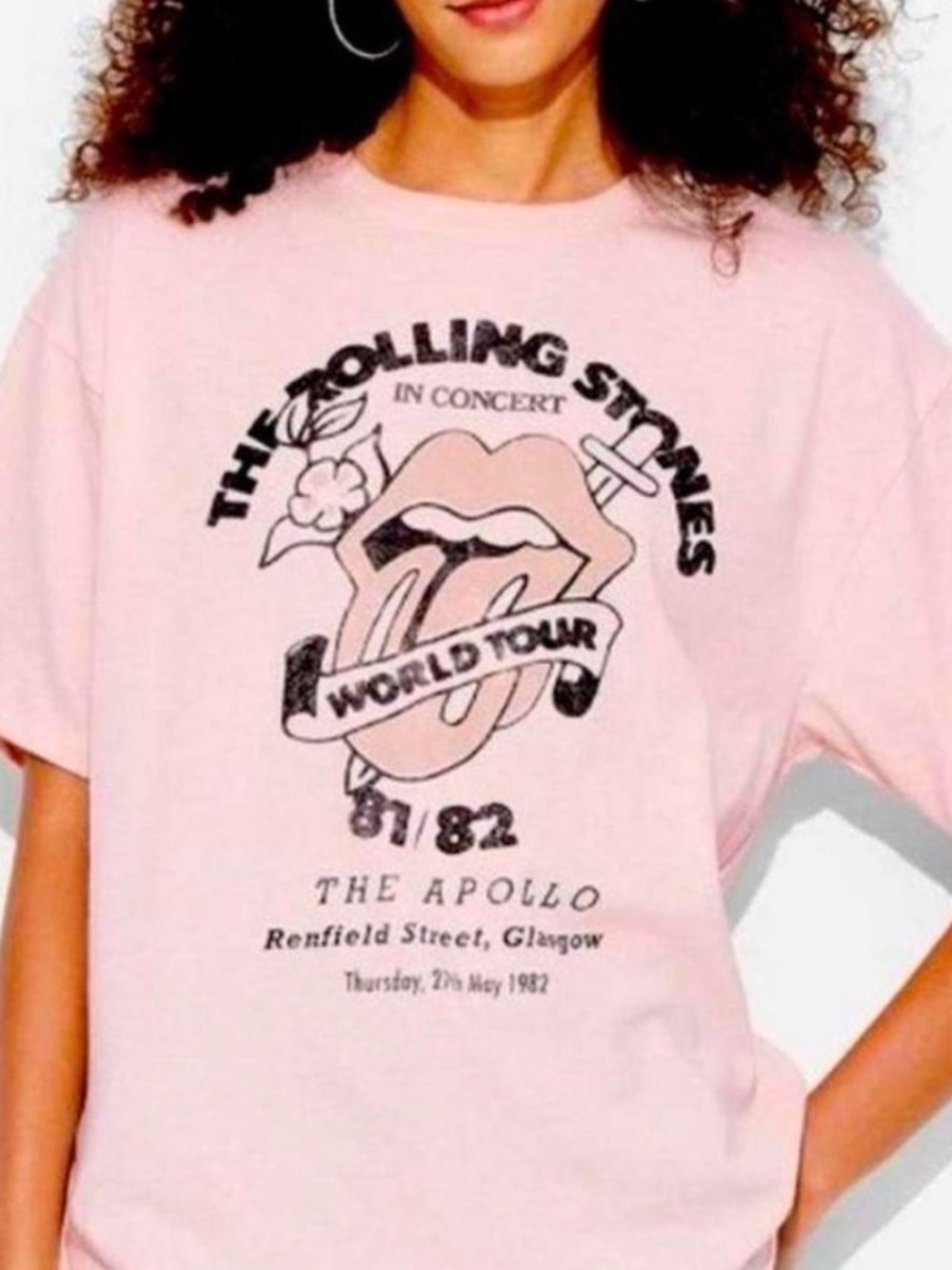 Rolling Stones vintage 1982 World Tour tee shirt